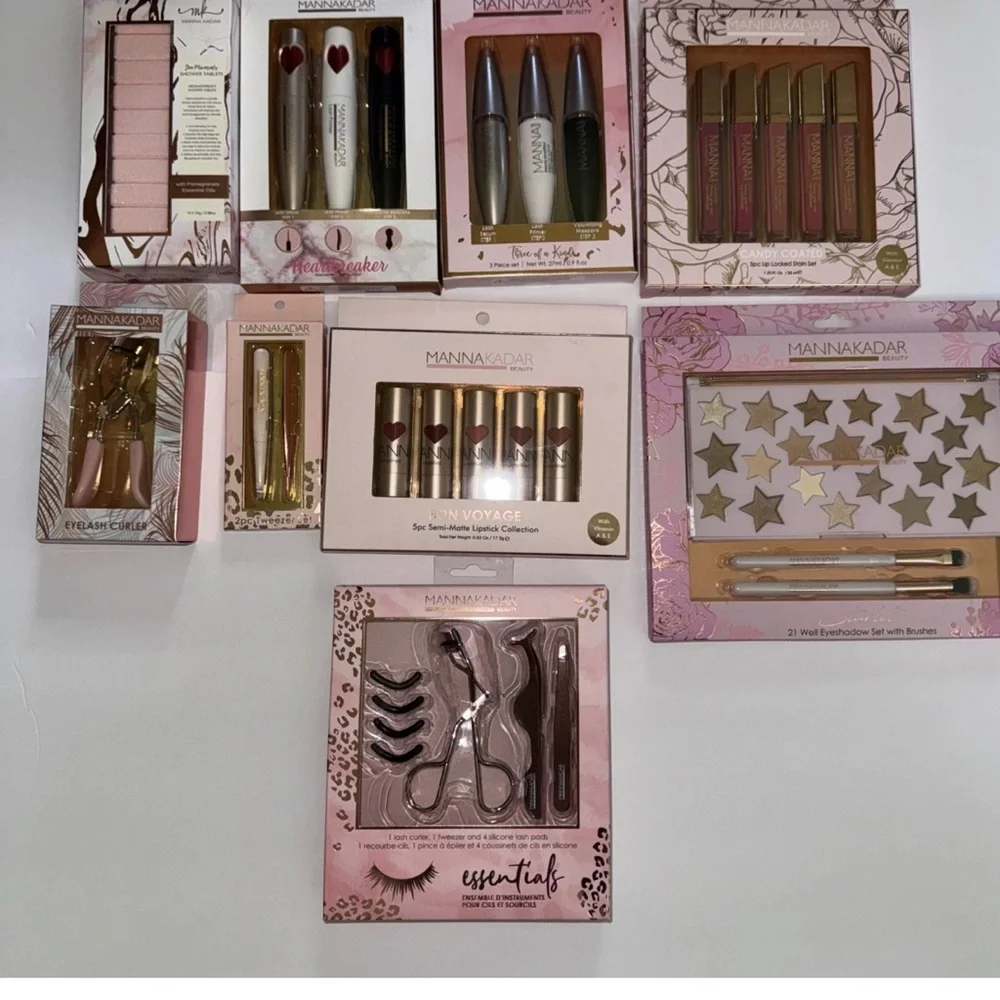Huge lot of Manna Kadar Cosmetic Collection New in box